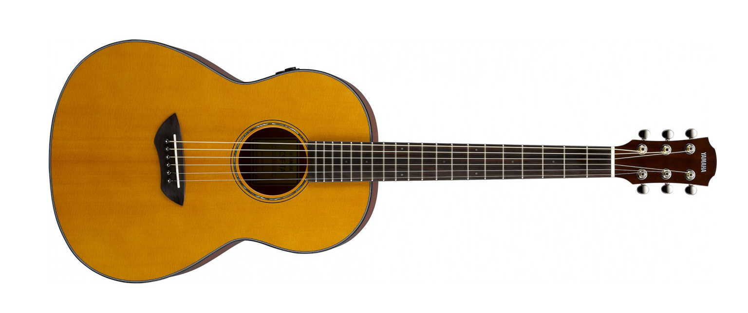 Yamaha CSFTA VN 6-String RH Acoustic-Electric Guitar – Vintage Natural w/ Durable Hard Bag