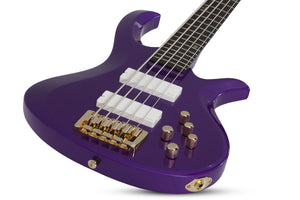 Schecter The Freeze FreeZesicle-5 5-String Electric Bass, Freeze Purple 2298-SHC