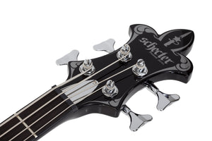 Schecter Sean Yseult Casket 4-String Electric Bass, Gloss Black 2951-SHC