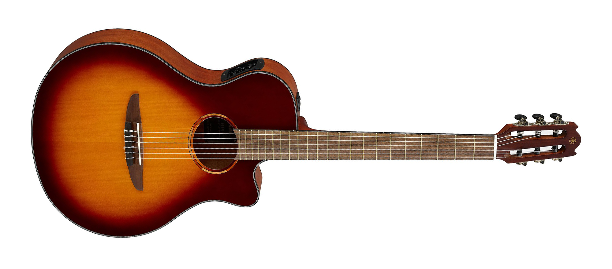 Yamaha NTX1 BS 6-Nylon String RH Acoustic Electric Classical Guitar-Brown Sunburst