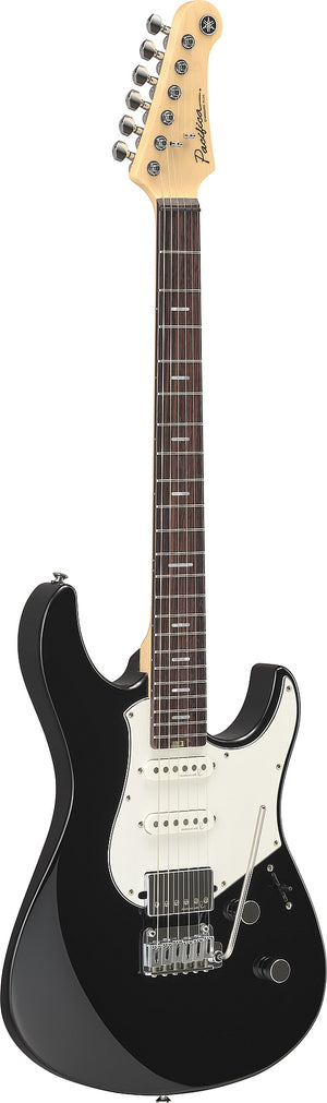 Yamaha PACS+12 BL 6-String RH Pacifica Standard Plus Solidbody Electric Guitar w/ Rosewood Fingerboard – Black