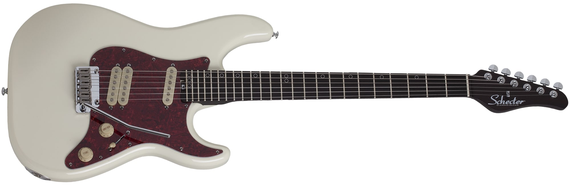 Schecter MV-6 Electric Guitar, Olympic White 4204-SHC