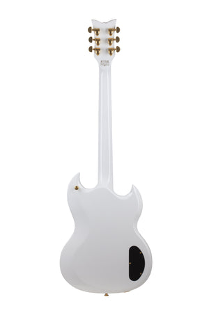 Schecter ZV-H6LLYW66D Left-Handed Electric Guitar, Gloss White 544-SHC