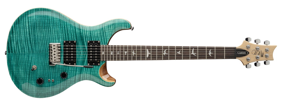 PRS Guitars SE Custom 24-08 Electric Guitar with Gigbag in Turquoise 107994::TU: