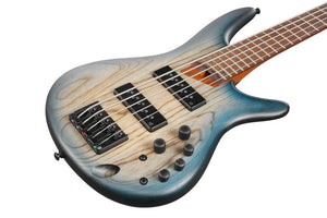 Ibanez SR605ECTF SR Standard 5-String Bass - Cosmic Blue Starburst Flat