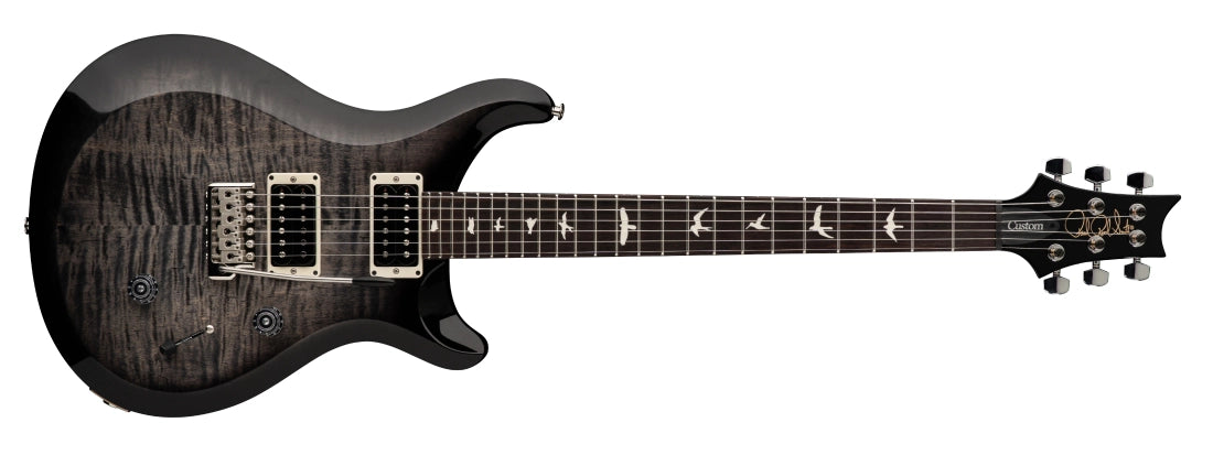 PRS Guitars S2 Custom 24 Electric Guitar with Gigbag - Faded Gray Black Burst 110061::GS:VS5