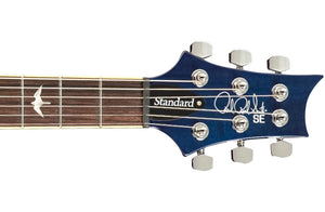 PRS Guitars SE Standard 24-08 Electric Guitar Translucent Blue 109645::TB: