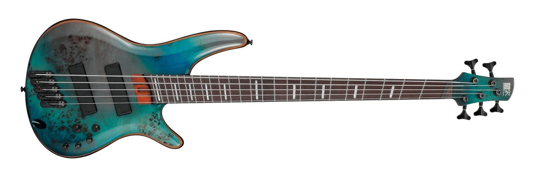 Ibanez SRMS805TSR SR Multiscale 5-String Bass - Tropical Seafloor
