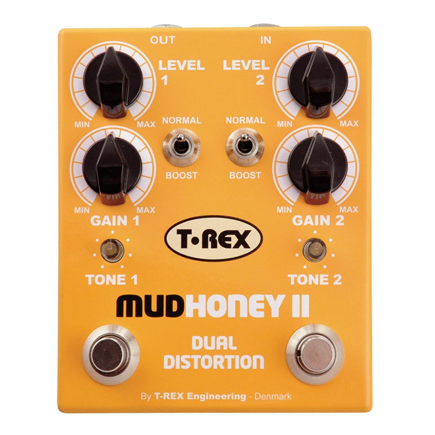 T-REX Mudhoney II Twin-channel Distortion Pedal Item 10020 - The Guitar World
