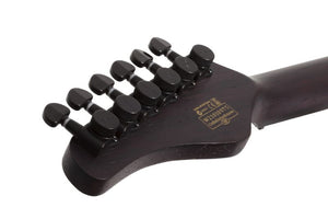 Schecter Super Shredder Exotic Hardtail Black Limba Left-Handed Electric Guitar, Black Limba 1271-SHC