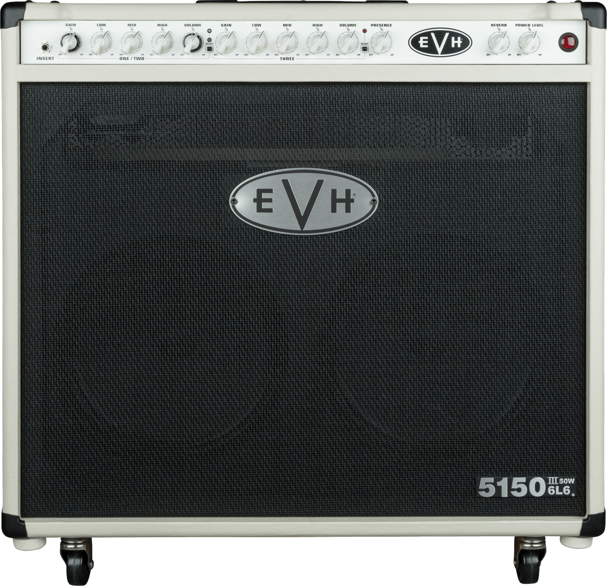 EVH 5150III 2x12 50W 6L6 Combo, Ivory, 120V