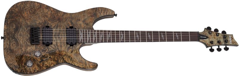 Schecter Omen Elite-6 Electric Guitar, Charcoal 2451-SHC