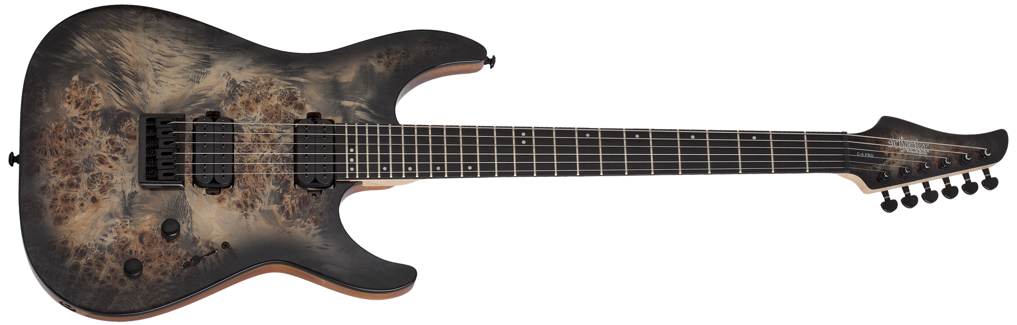SCHECTER C-6 Pro Charcoal Burst - 3631 - The Guitar World