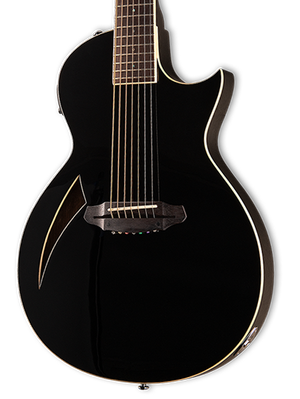 ESP LTD TL-7 7-String Acoustic / Electric Guitar LTL7BLK