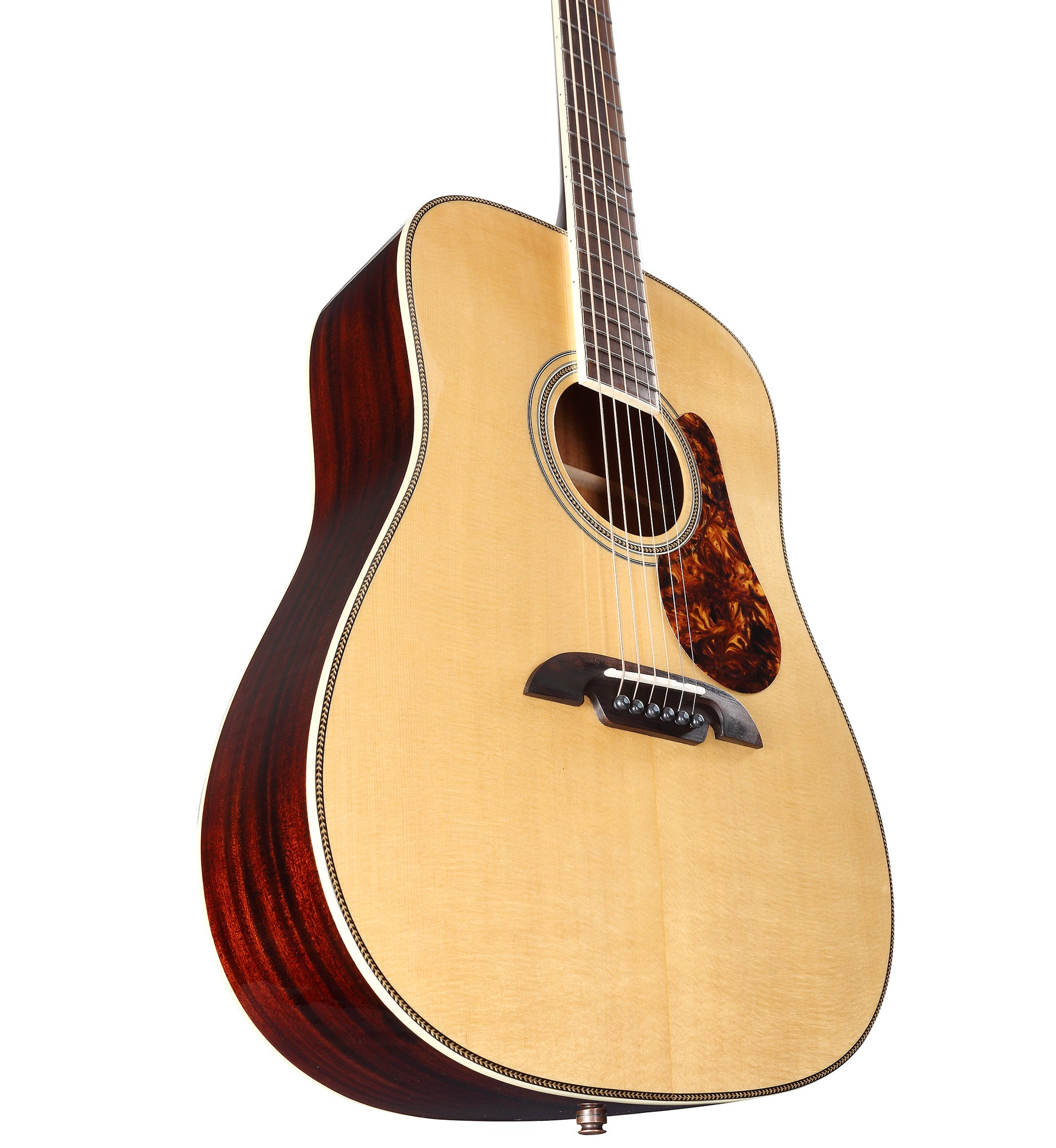 ALVAREZ MASTERWORKS MD60EBG BLUEGRASS DREADNOUGHT ELECTRIC ACOUSTIC IN NATURAL GLOSS FINISH - The Guitar World