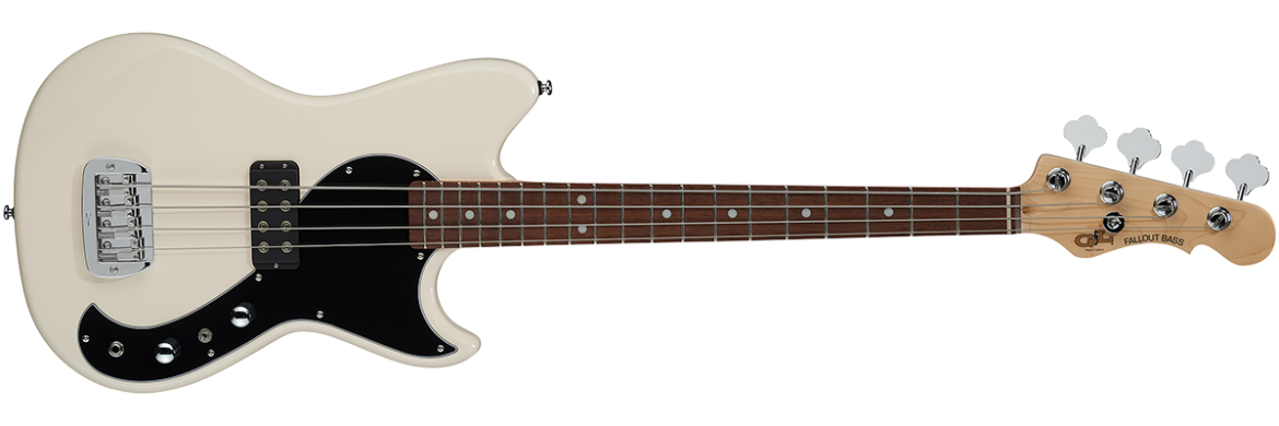 G&L Tribute SHORTSCALE BASS in Olympic White