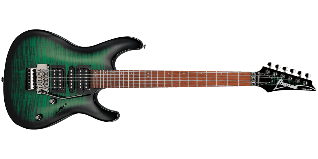 Ibanez KIKOSP3 Kiko Loureiro Signature Electric Guitar - Transparent Emerald Burst KIKOSP3TEB