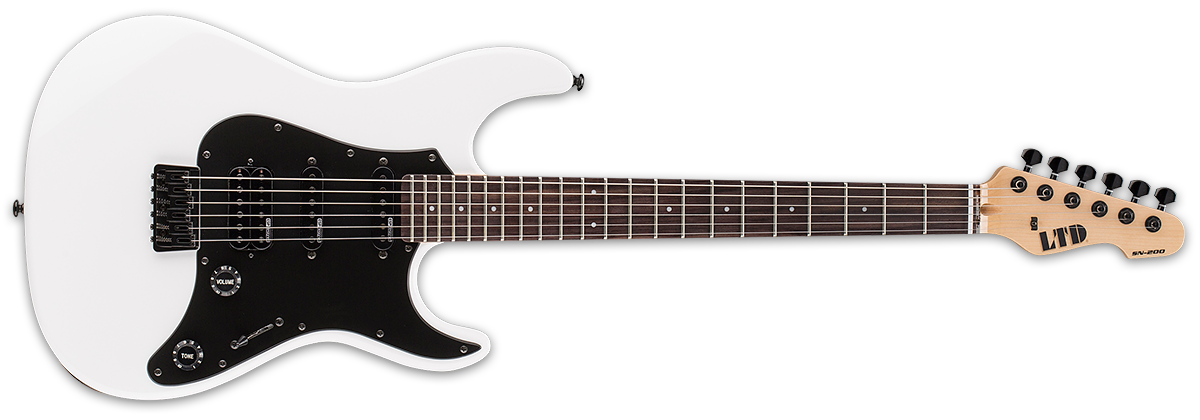 ESP LTD SN-200HT HARD TAIL IN SNOW WHITE - The Guitar World