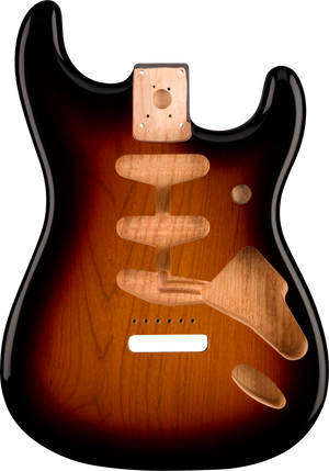 Fender Classic Series 60's Stratocaster SSS Alder Body Vintage Bridge Mount, 3-Color Sunburst 0998003700