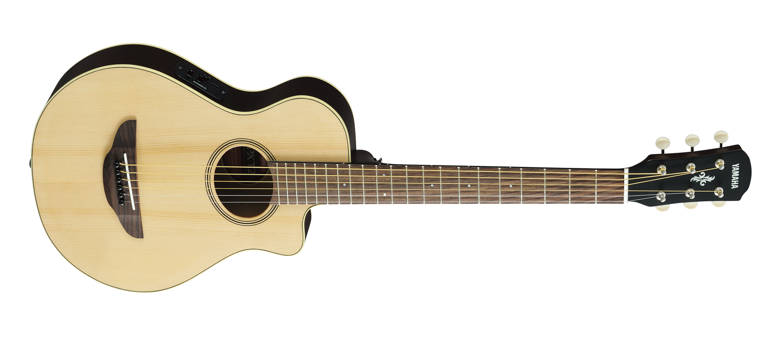 Yamaha APXT2 APXT Series 3/4 Size Natural 6 String RH Acoustic Electric Guitar with Gigbag