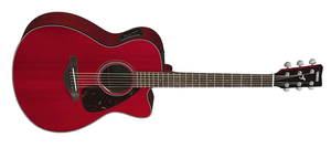 Yamaha FSX800C RR Concert Cutaway 6-String RH Acoustic Electric Guitar-Ruby Red