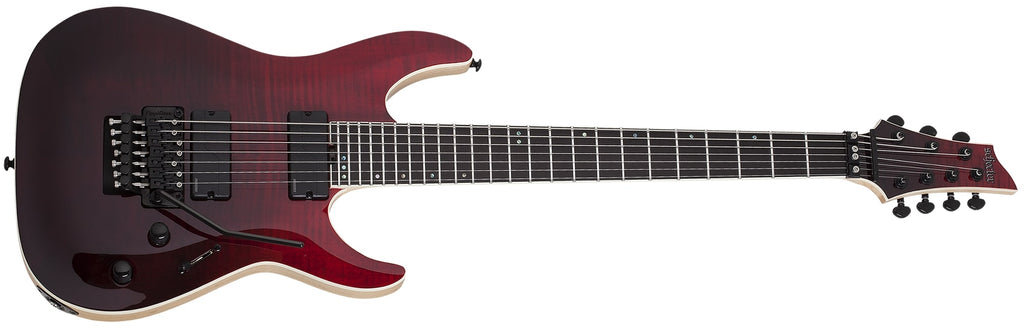 Schecter C-7 FR SLS Elite 7 String Electric Guitar, Blood Burst 1374-S -  The Guitar World