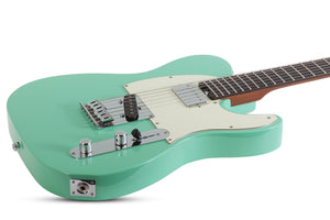 Schecter Nick Johnston Left Handed PT in Atomic Green 1734-SHC