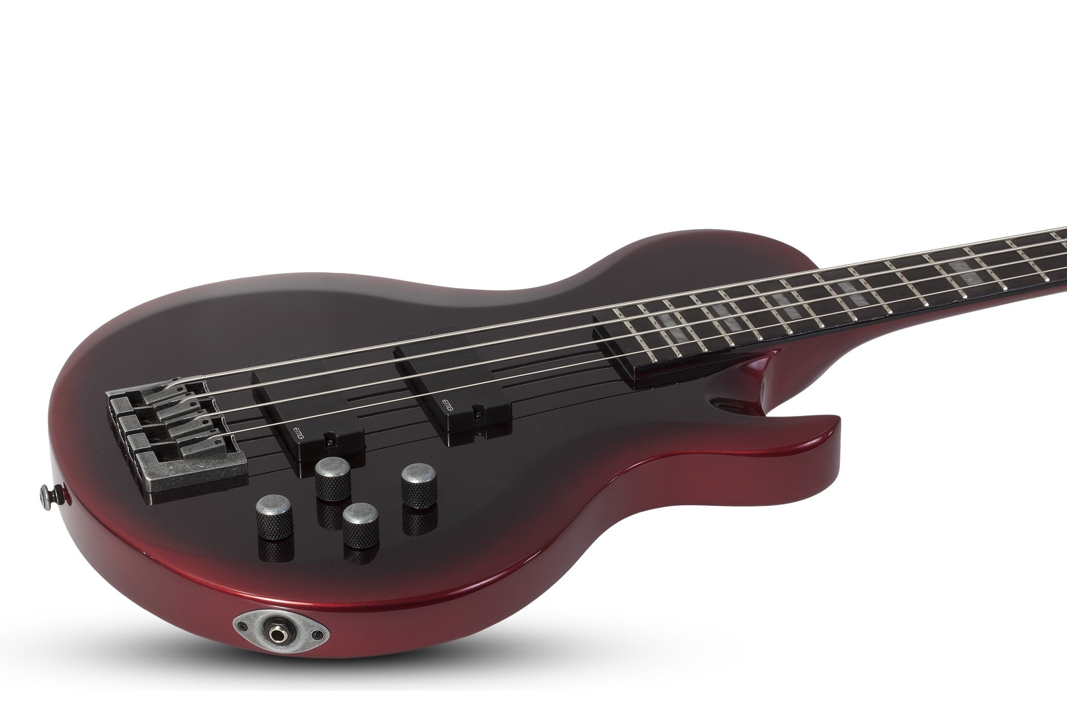 Schecter Nadja Peulen Coal Chamber NP-4 Electric Bass, Red Syren