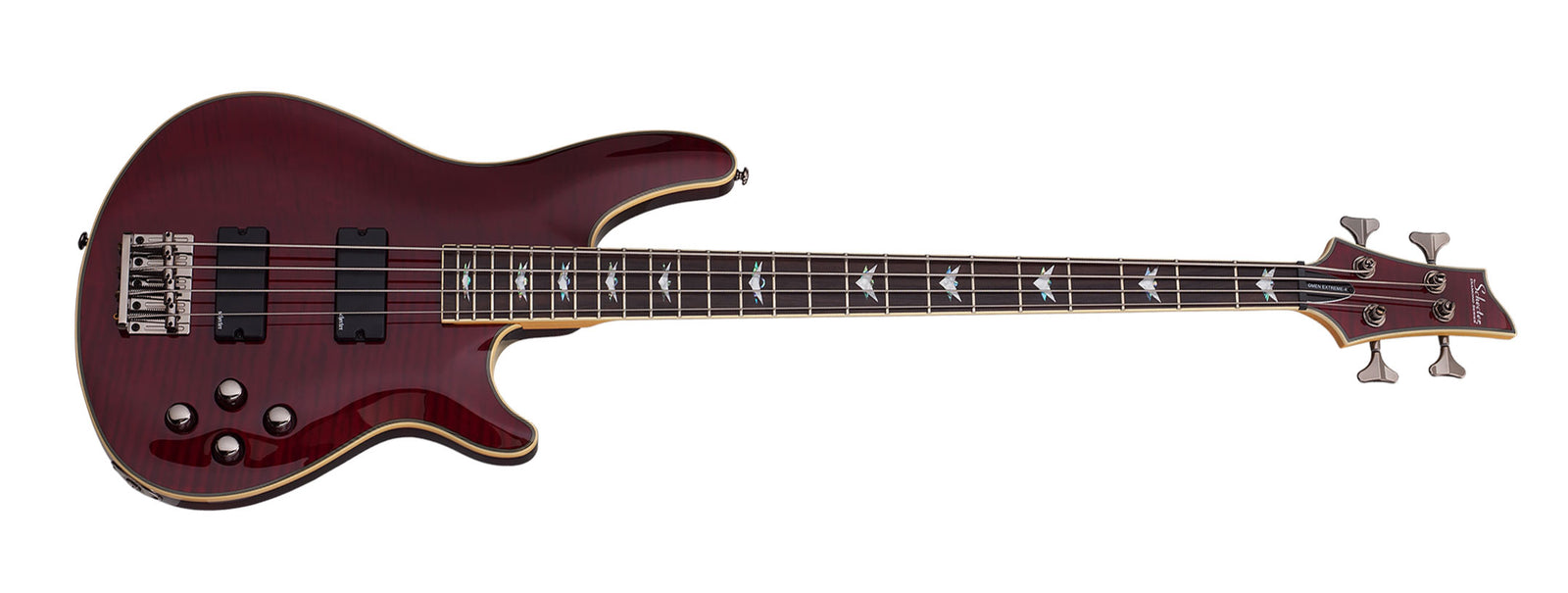 Schecter Omen Extreme-4 Electric Bass Guitar Black Cherry Finish 2040-SHC