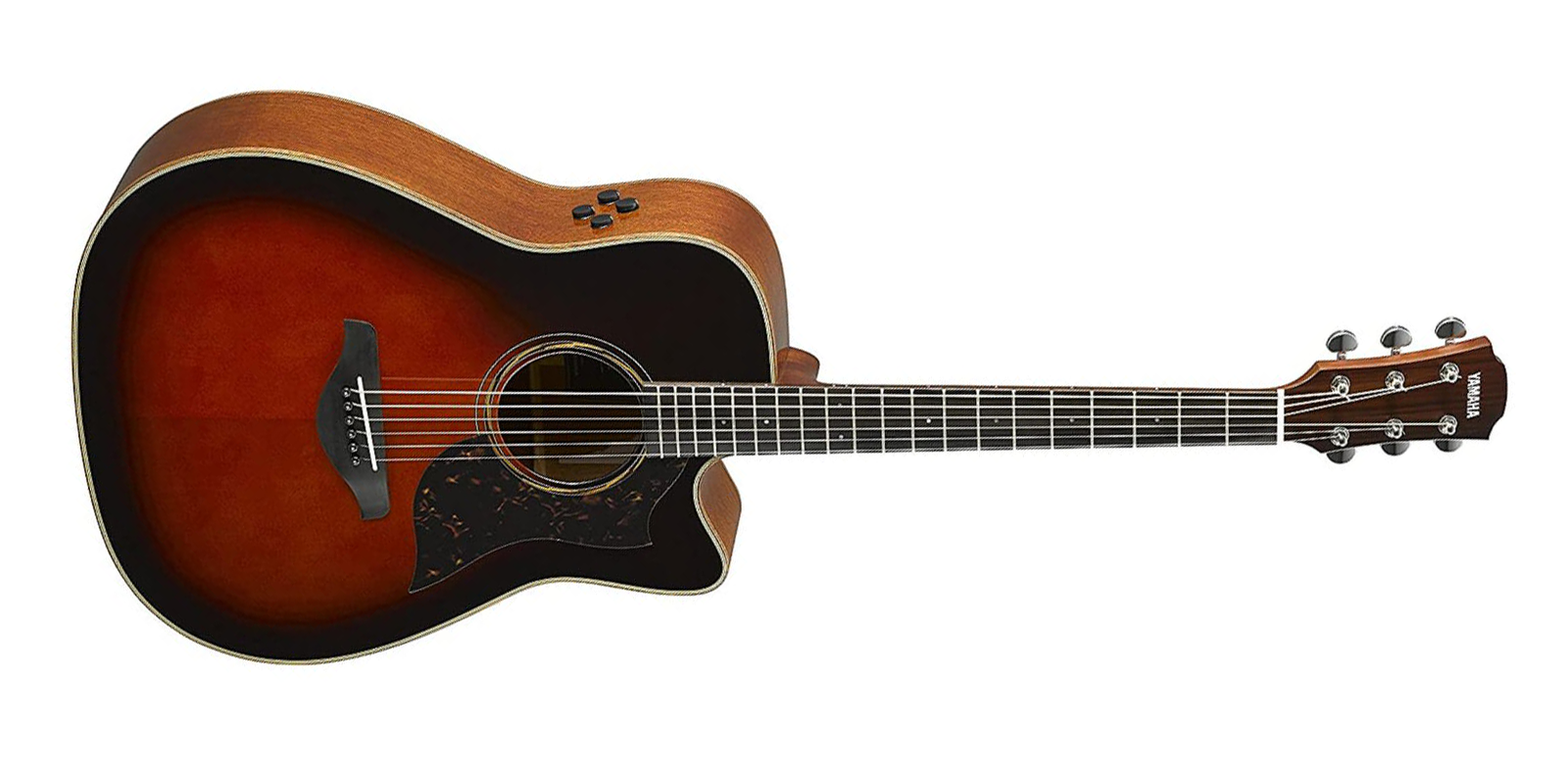 Yamaha A3M TBS A-Series 6-String RH Dreadnought Cutaway Acoustic Electric Guitar-Tobacco Brown Sunburst