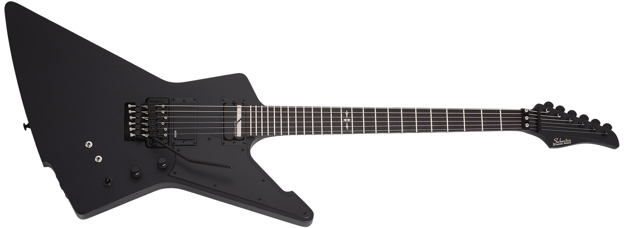 Schecter Jake Pitts E-1 FR S Electric Guitar, Satin Black Open Pore 2952-SHC