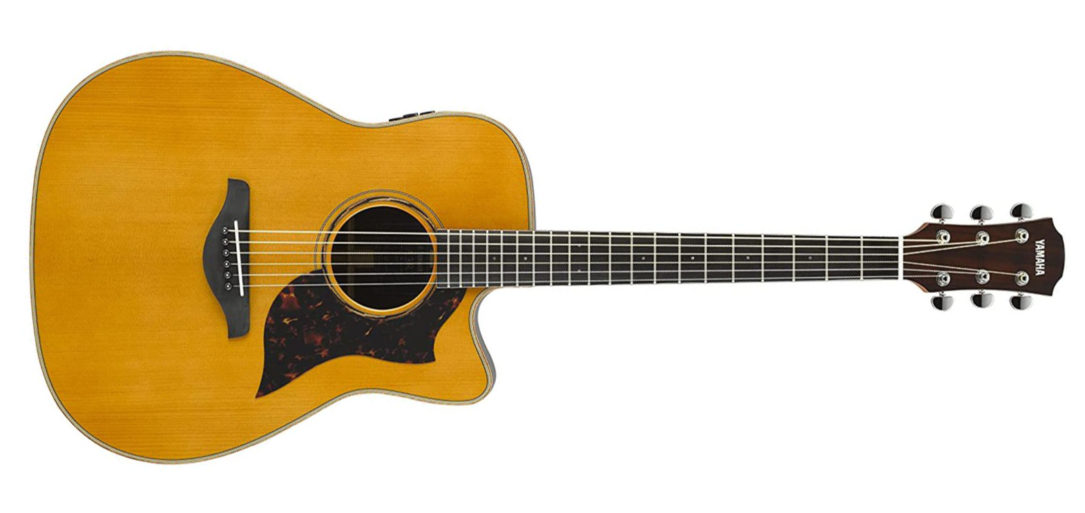 Yamaha A3M VN A-Series Dreadnought Cutaway 6-String RH Acoustic Electric Guitar in Vintage Natural
