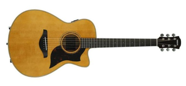Yamaha AC3M VN A-Series Concert Cutaway 6 String RH Acoustic Electric Guitar Vintage Natural