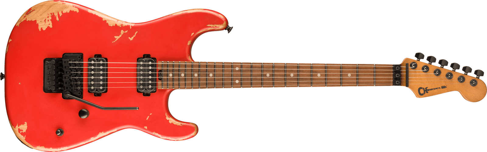 Charvel Pro-Mod Relic San Dimas Style 1 HH FR PF Weathered Orange 2965201380