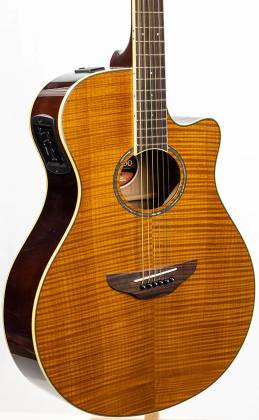 Yamaha APX600FM Acoustic Electric w/Cutaway - Flame Maple Amber