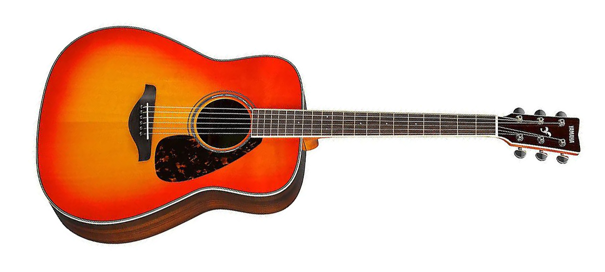 Yamaha FG830 AB Dreadnought 6 String RH Acoustic Guitar-Autumn Burst
