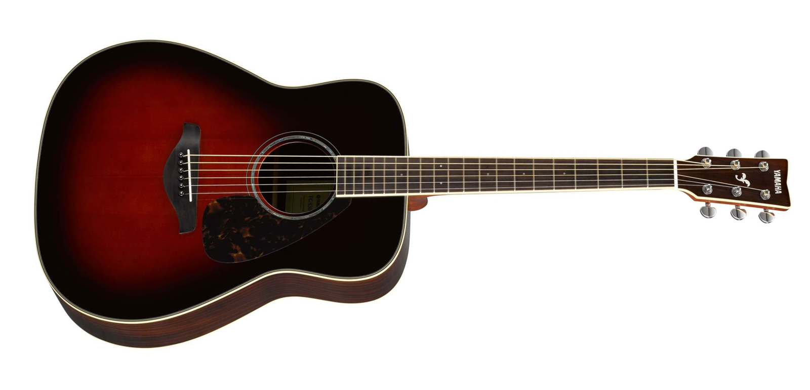 Yamaha FG830 TBS Dreadnought 6 String RH Acoustic Guitar-Tobacco Sunburst