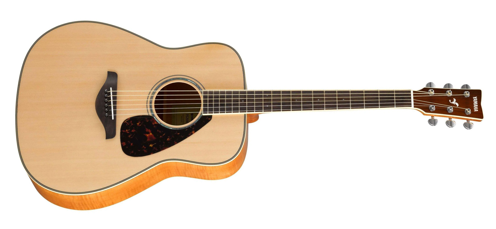 Yamaha FG840 Dreadnought 6 String RH Acoustic Guitar-Natural Gloss