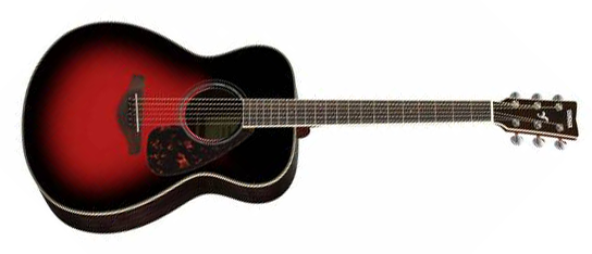 Yamaha FS830 DSR Concert 6-String RH Acoustic Guitar in Dusk Sun Red