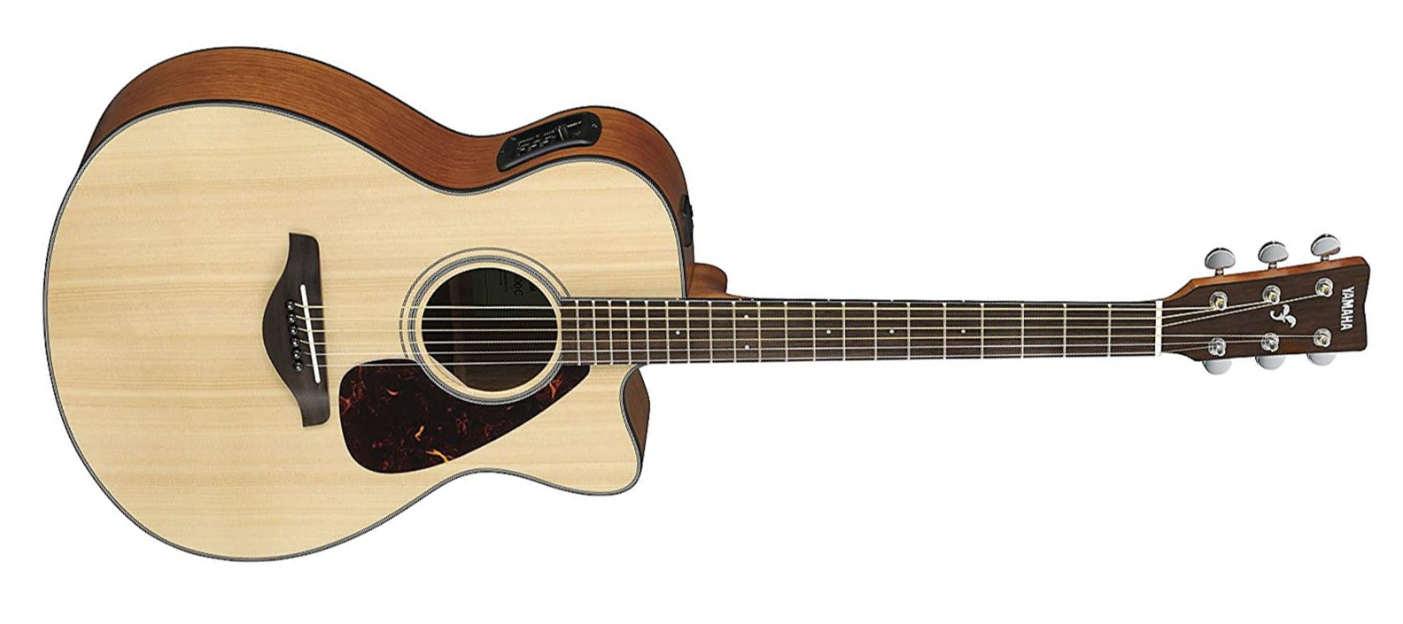 Yamaha FSX800C Concert Cutaway 6-String RH Acoustic Electric Guitar-Natural