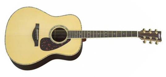 Yamaha LL16DARE Original Jumbo 6-String RH Acoustic Electric Guitar with Gig Bag-Natural