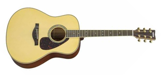Yamaha LL16MARE Original Jumbo 6-String RH Acoustic Electric Guitar with Gig Bag-Natural