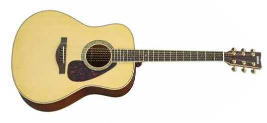 Yamaha LL6MARE Original Jumbo 6-String RH Acoustic Electric Guitar with Gig Bag in Natural