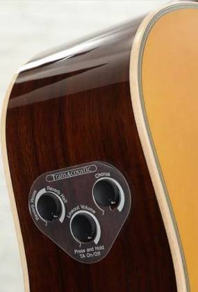 Yamaha LLTA VT TransAcoustic Dreadnought 6-String RH Acoustic Electric Guitar with Gag Bag-Vintage Tint