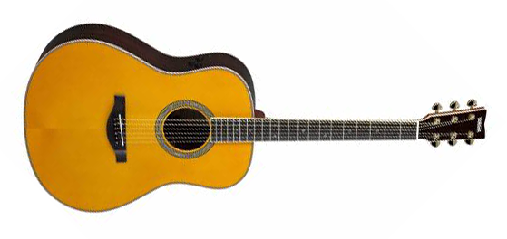 Yamaha LLTA VT TransAcoustic Dreadnought 6-String RH Acoustic Electric Guitar with Gag Bag-Vintage Tint