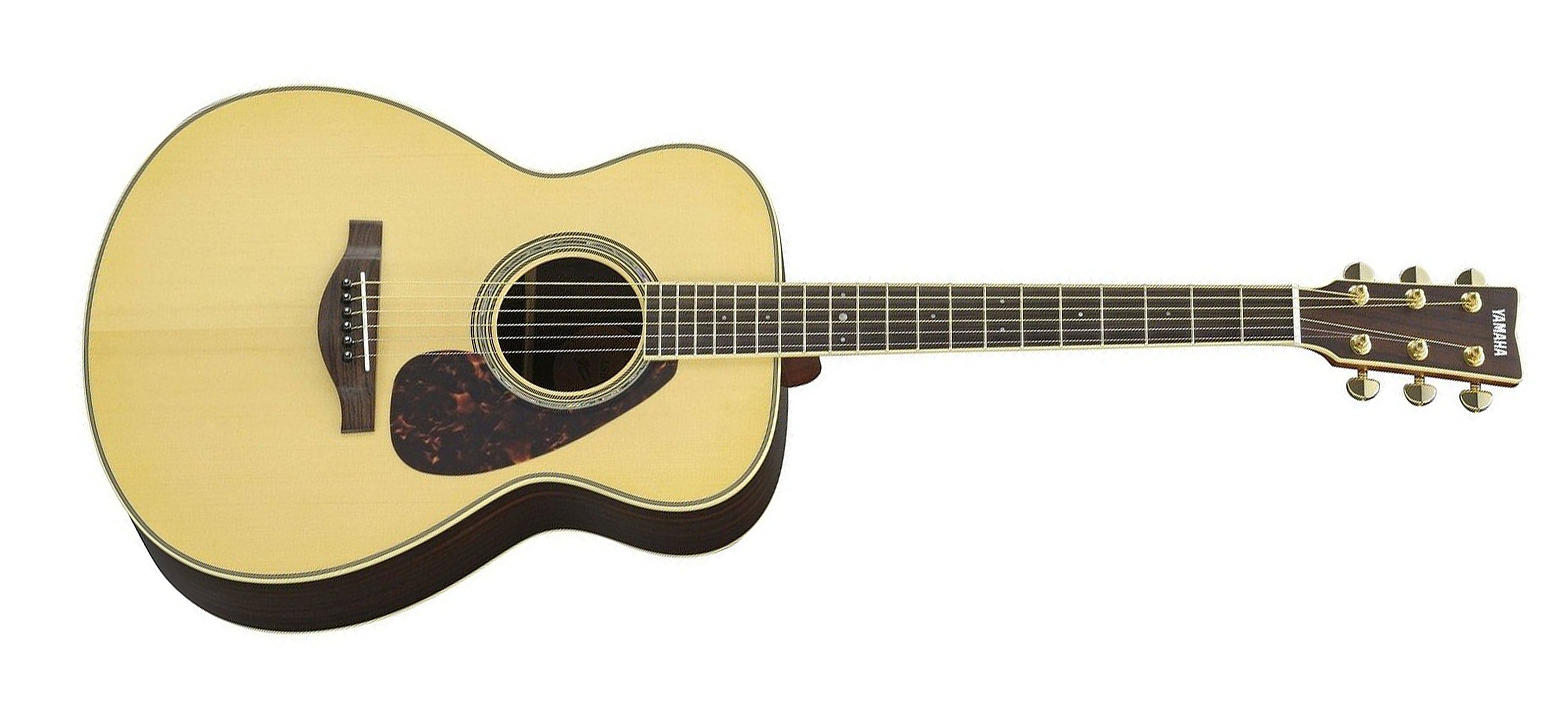 Yamaha LS6ARE Small Body 6-String RH Acoustic Electric Guitar with Gig Bag-Natural