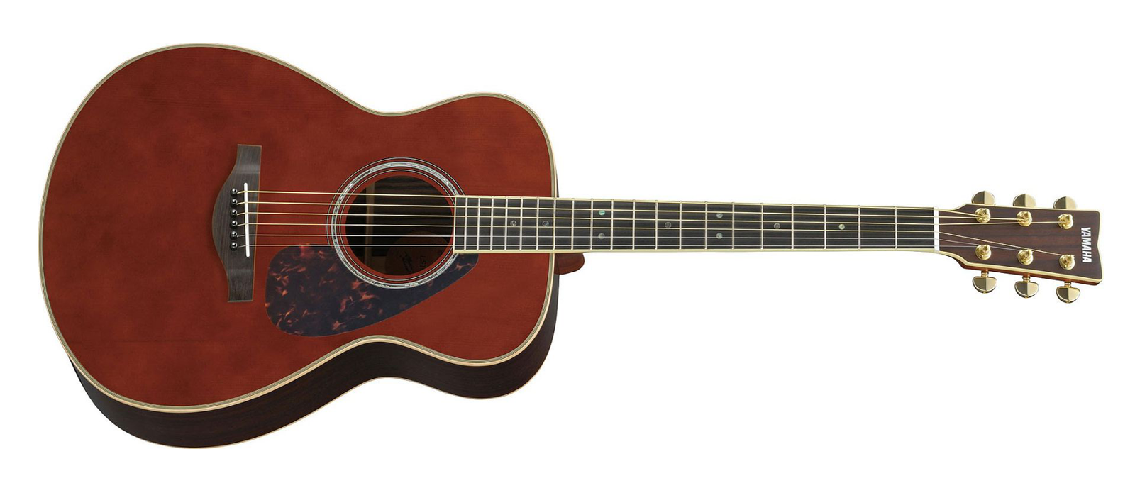 Yamaha LS16ARE DT Small Body 6-String RH Acoustic Electric Guitar with Gig Bag-Dark Tint