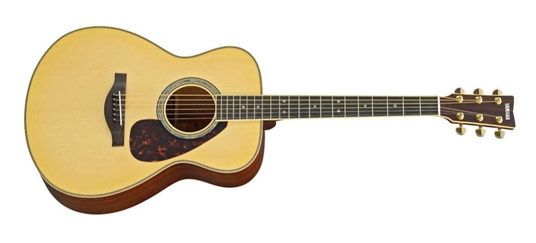 Yamaha LS16MARE Small Body 6-String RH Acoustic Electric Guitar with Gig Bag-Natural