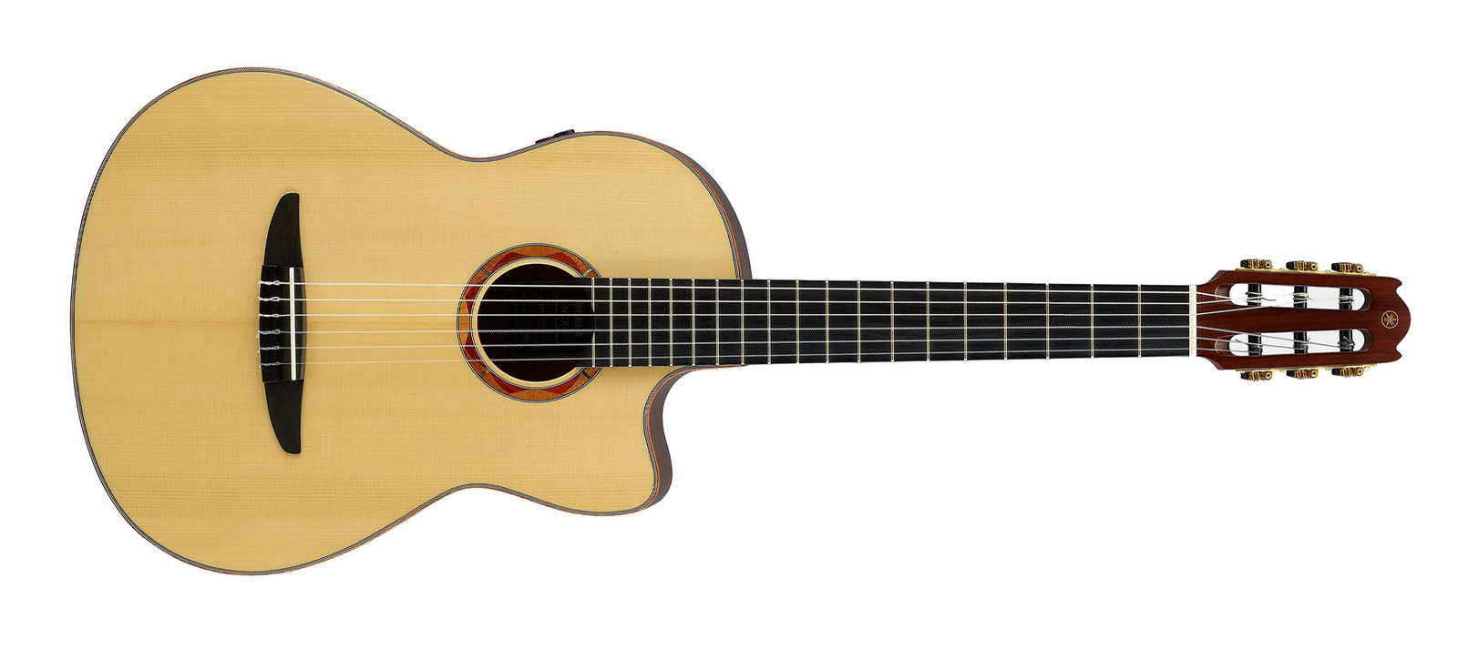 Yamaha NCX5 6-Nylon String RH Classical Acoustic Electric Guitar with Case-Natural