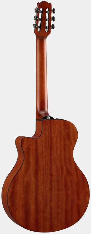 Yamaha NTX1 BS 6-Nylon String RH Acoustic Electric Classical Guitar-Brown Sunburst